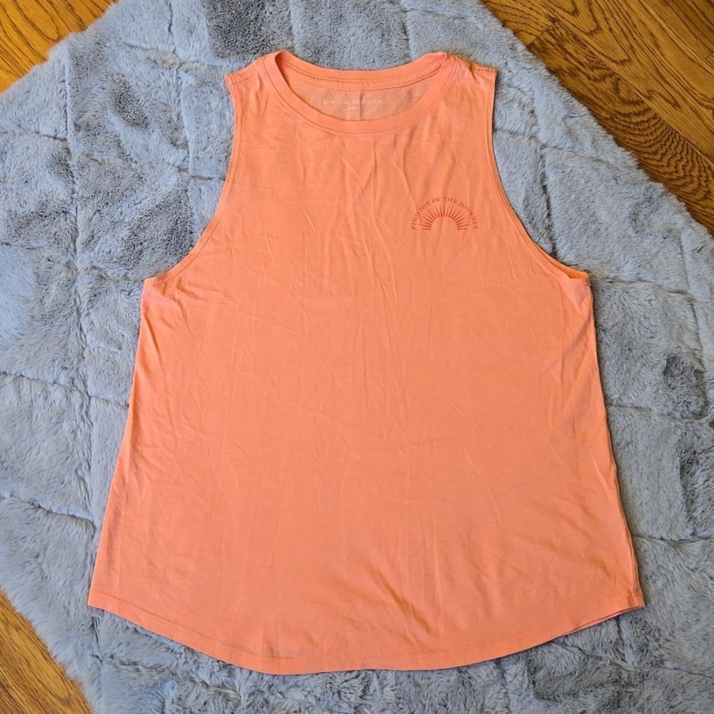 Spiritual Gangster Peach Tank Top